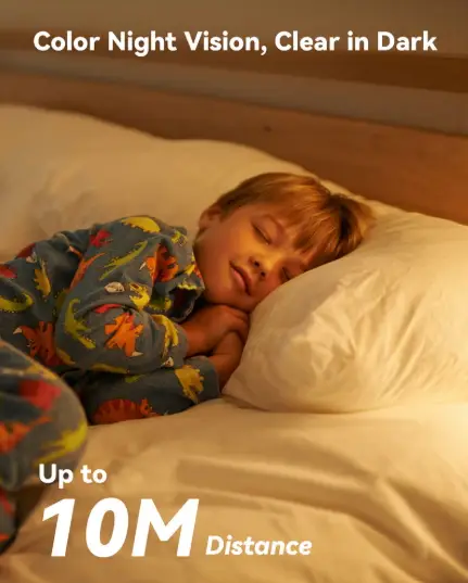 3MP Baby Camera for Home, Indoor Camera with Call Button - Image 3